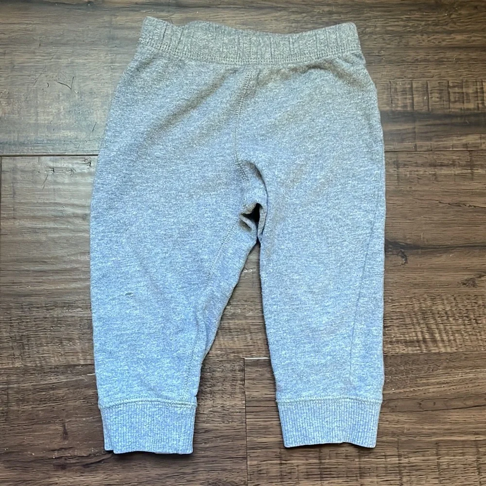 12M grey Carter’s sweatsuit/jogger